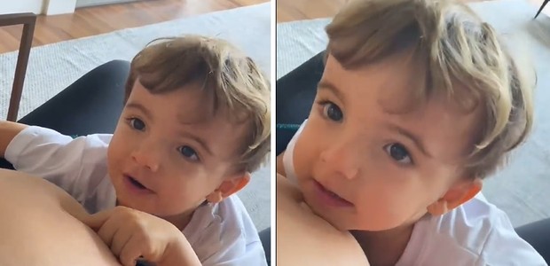  João Pedro, de 2 anos, é filho de Milena Toscano e Pedro Ozores (Foto: Reprodução/Instagram)