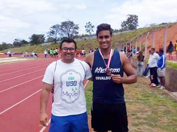 José Pedro dos Santos Neto treinava o adolescente há um ano e meio (Foto: José Pedro dos Santos/Cedida)