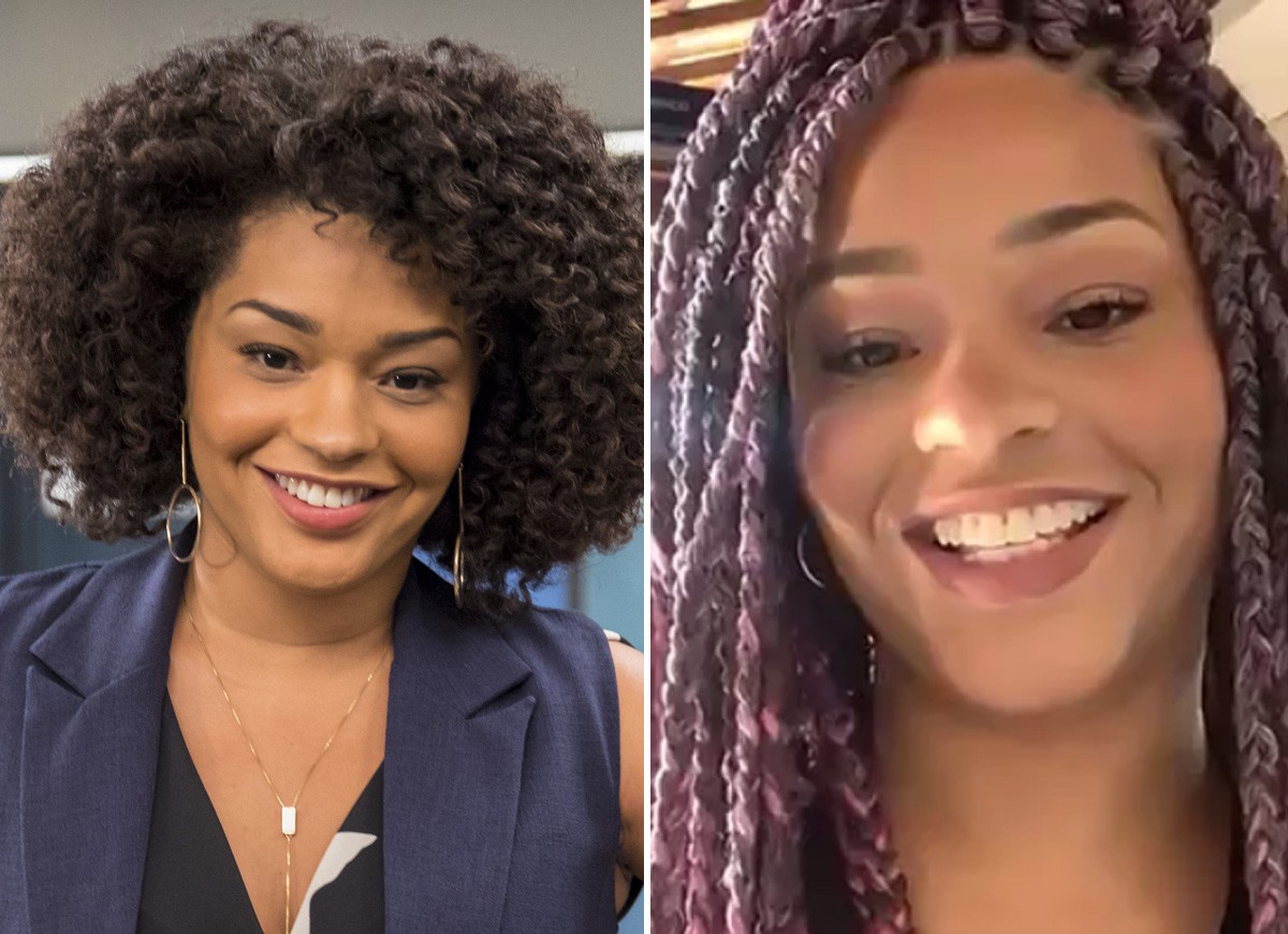 Juliana Alves antes e depois de mudar visual (Foto: Reprodução/Instagram)