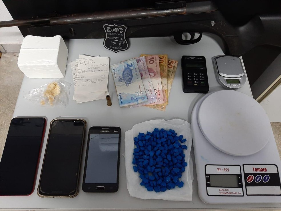 Drogas eram revendidas pelo grupo em Paraíso do Tocantins — Foto: Divulgação/Polícia Civil