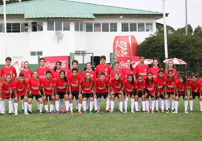 A equipe de gandulas seleciona pela Coca-Cola em Curitiba (Foto: Divulgação)