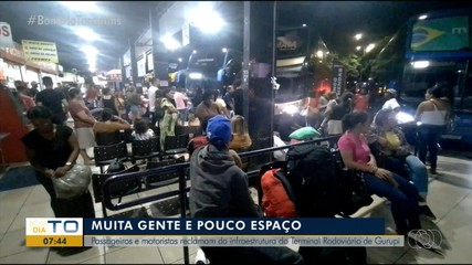 Passageiros e motoristas reclamam da infraestrutura do Terminal Rodoviário de Gurupi