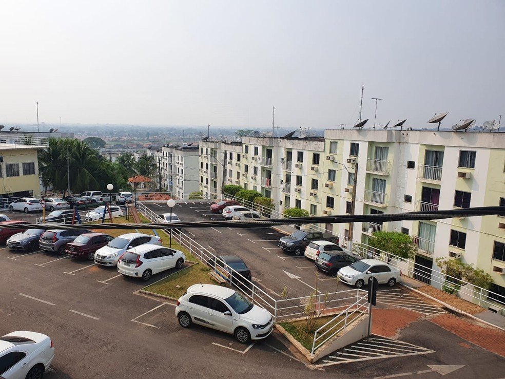 Poluição do ar em Rio Branco chegou a ficar 7 vezes a mais acima do recomendando esta semana  — Foto: Iryá Rodrigues/G1