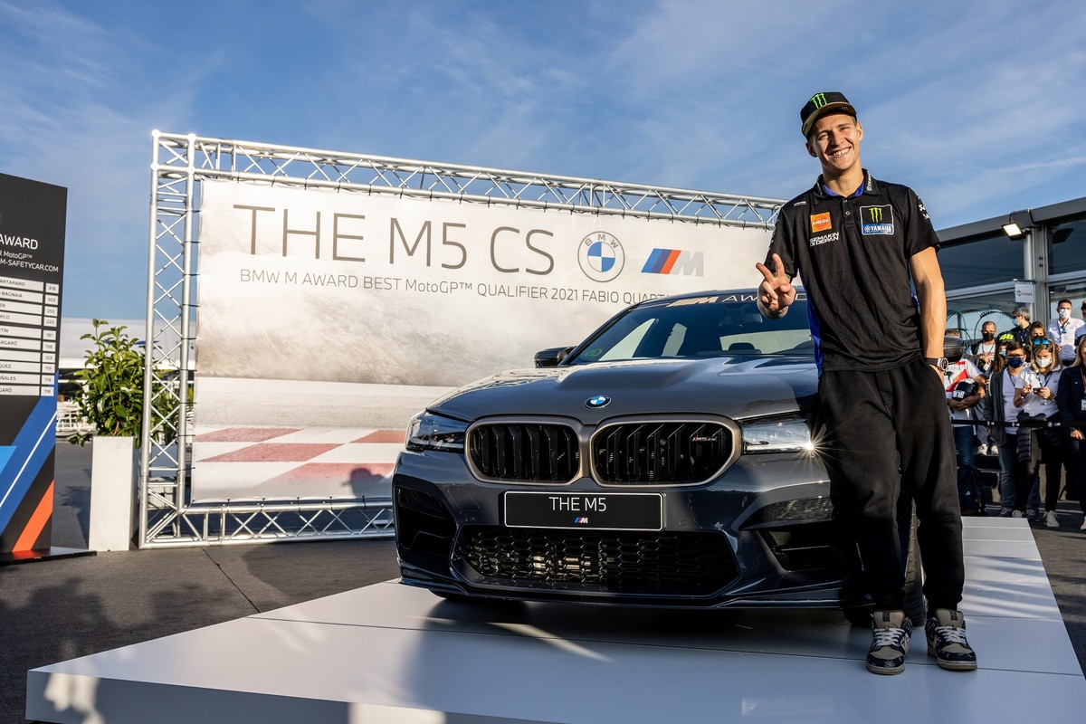 MotoGP-Champion Fabio Quartararo gewinnt einen kraftvollen 635 PS starken BMW M5 CS |  Ausbildung