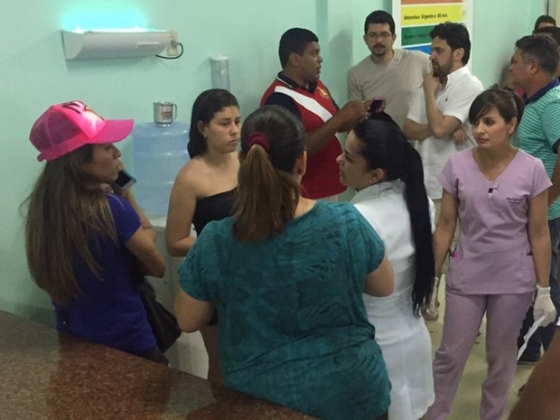 Marta está em Hospital de Santana do Ipanema, mas passa bem (Foto: Jean Souza/Alagoas na Net)