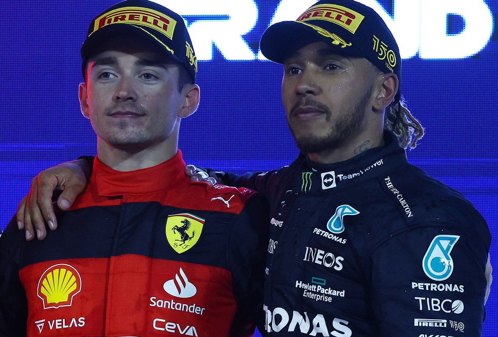 Hamilton declara torcida a Leclerc e descarta correr pela Ferrari na F1 |  fórmula 1 | ge