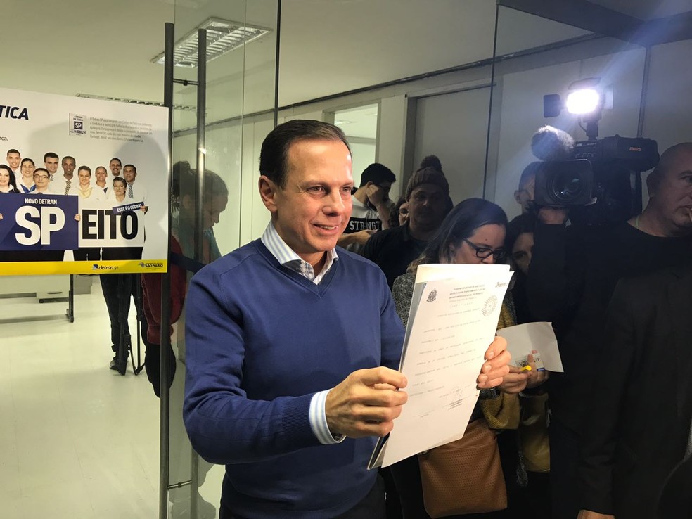 Doria diz que prova de reciclagem para recuperar CNH 'não 