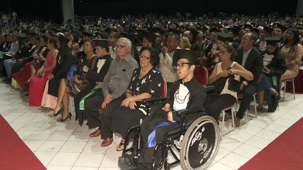 Marcelino Oliveira se formou em ciÃªncias da computaÃ§Ã£o â Foto: ReproduÃ§Ã£o/TV Globo