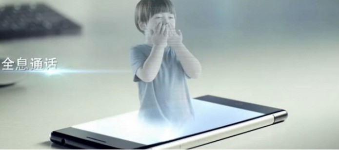 Takee 1 ? o primeiro celular com holograma (Foto: Divulga??o /Ximao)
