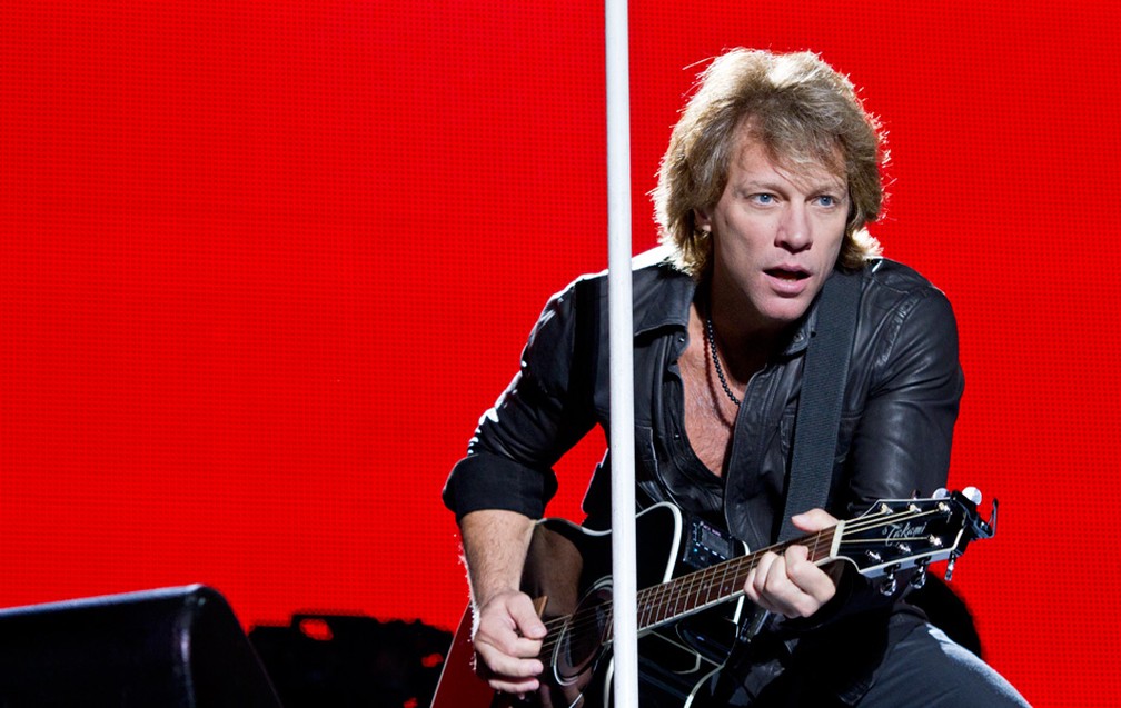 Show do Bon Jovi em São Paulo em outubro de 2010 — Foto: Daigo Oliva/G1