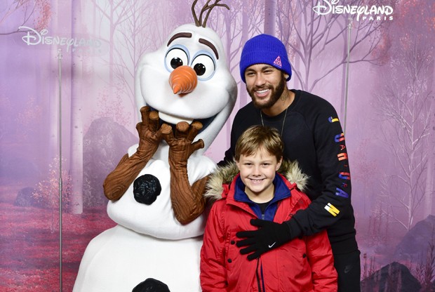 Neymar e Davi Lucca na Disney (Foto: The Grosby Group)