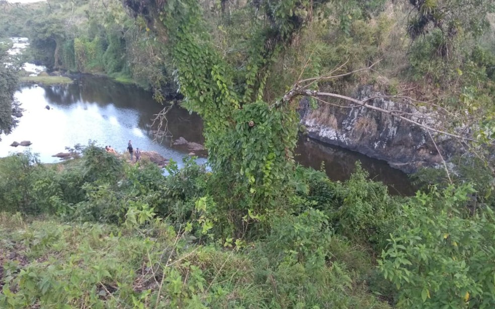 Rio fica na cidade de Ibicaraí, no sul da Bahia (Foto: Divulgação/Corpo de Bombeiros)