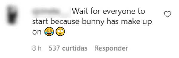 Outros fãs de Katie Price gostaram das fotos em que Bunny aparece maquiada (Foto: Reprodução / Instagram)