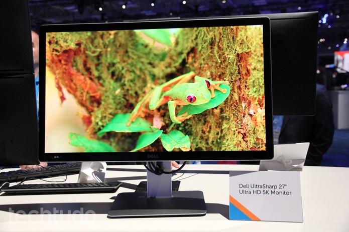 Dell UltraSharp 27 Ultra HD ? um monitor com qualidade 5K (Foto: Anna Kellen Bull/TechTudo)