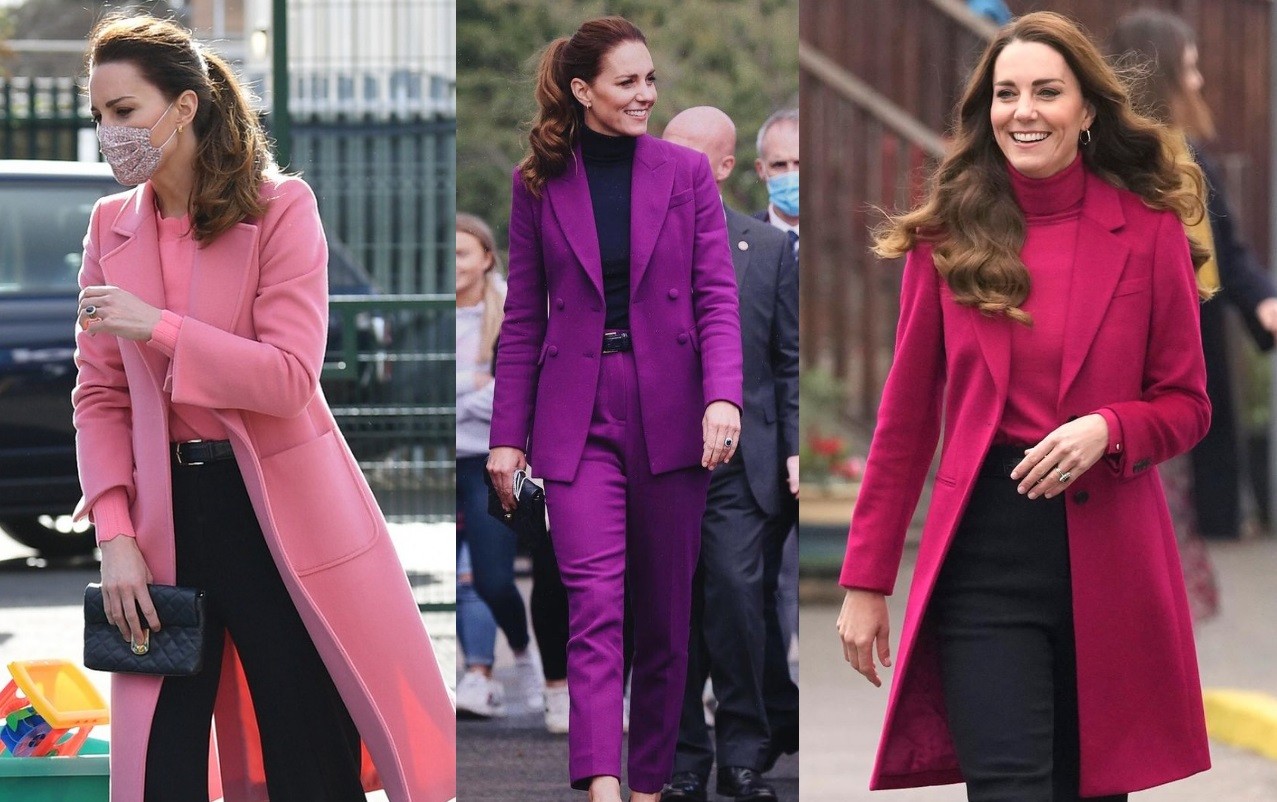 Kate Middleton e seu visual monocromático (Foto: Reprodução Instagram)
