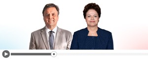 Temperatura da apuração no Twitter: veja menções a Dilma e Aécio (Editoria de arte/G1)
