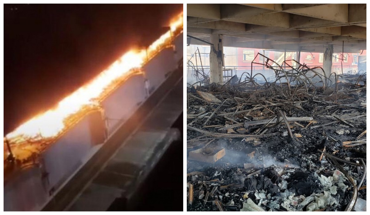 Vigia de camelódromo destruído por incêndio diz à polícia que água de hidrante não saiu ao tentar apagar fogo