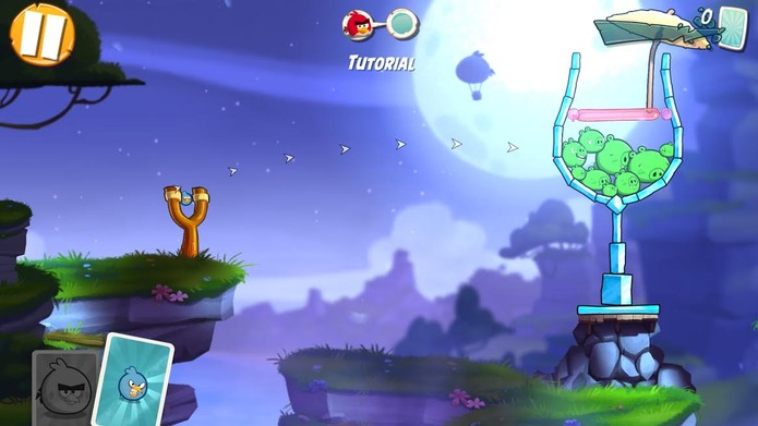 Angry Birds 2 aposta em tutorial para ensinar mecânica do jogo (Foto: Reprodução)