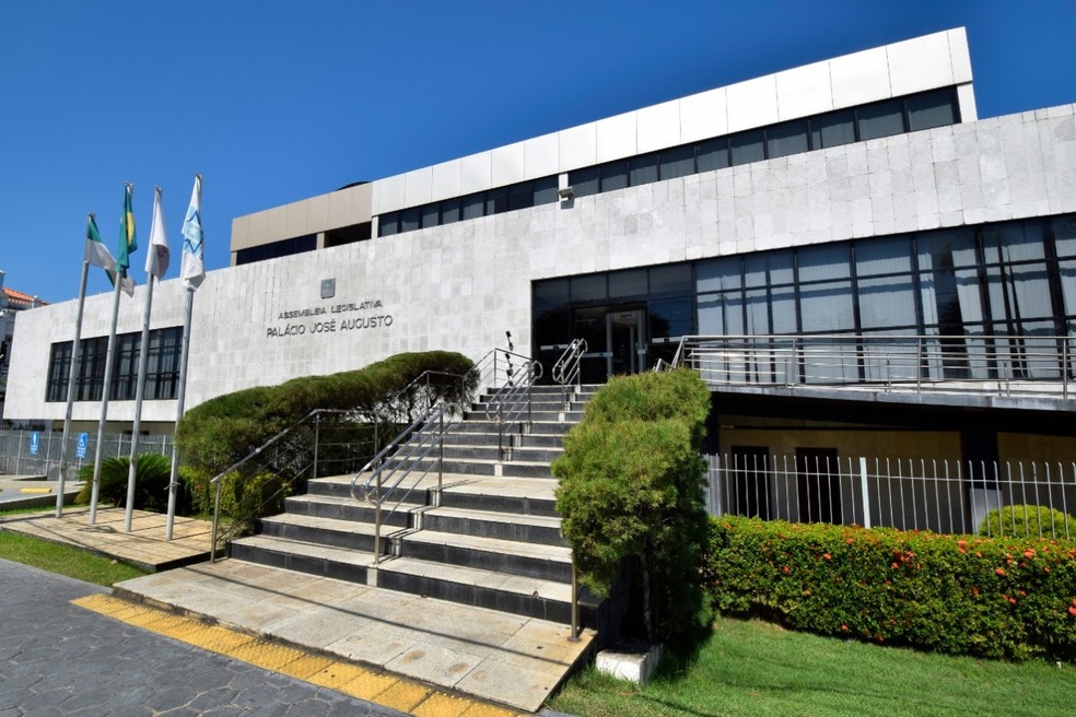 Assembleia Legislativa do Rio Grande do Norte; ALRN, PalÃ¡cio JosÃ© Augusto â€” Foto: ALRN/DivulgaÃ§Ã£o