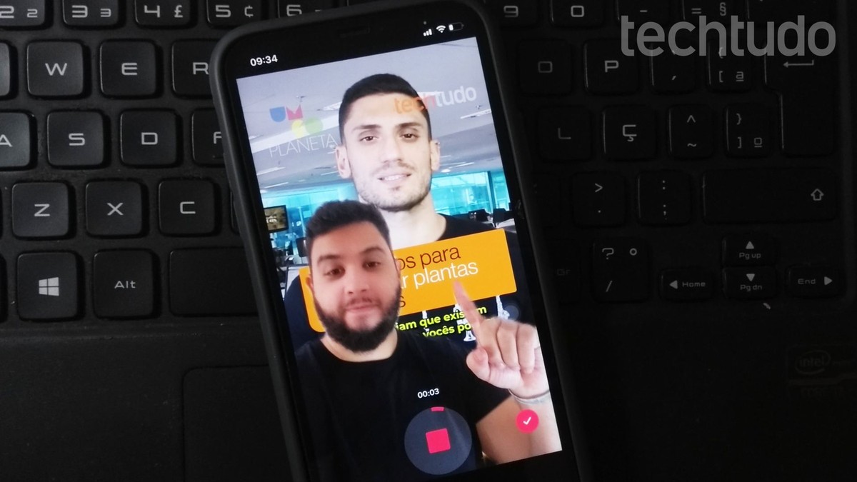 Como fazer dueto no TikTok com efeito de tela verde