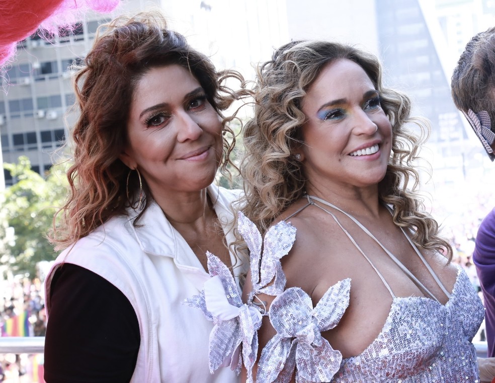 Malu Verçosa e Daniela Mercury — Foto: Cláudio Augusto/Brazilnews 
