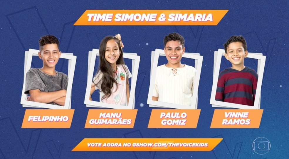 Time Simone & Simaria — Foto: TV Globo