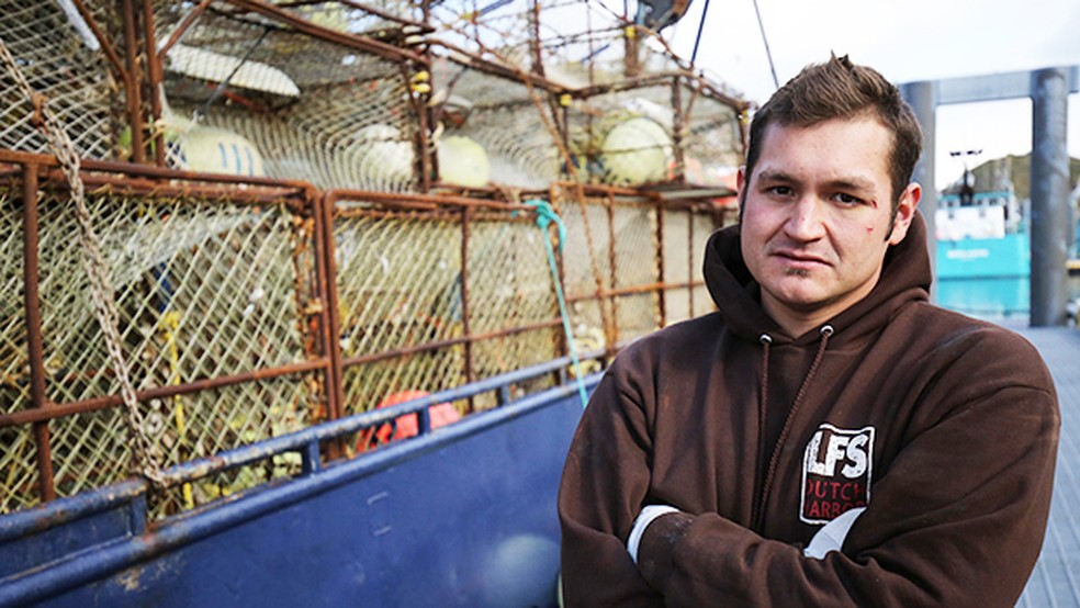 O pescador Nick McGlashan, estrela do reality 'Pesca mortal' — Foto: Divulgalção/Discovery Channel