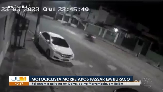 Motociclista morre aps passar em buraco na Av Dalva, em Belm