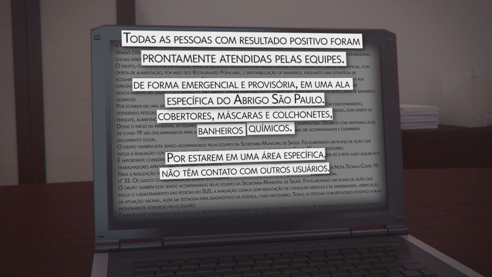 Venezuelanos acolhidos em abrigo de BH tiveram teste positivo para Covid-19 — Foto: TV Globo/Reprodução