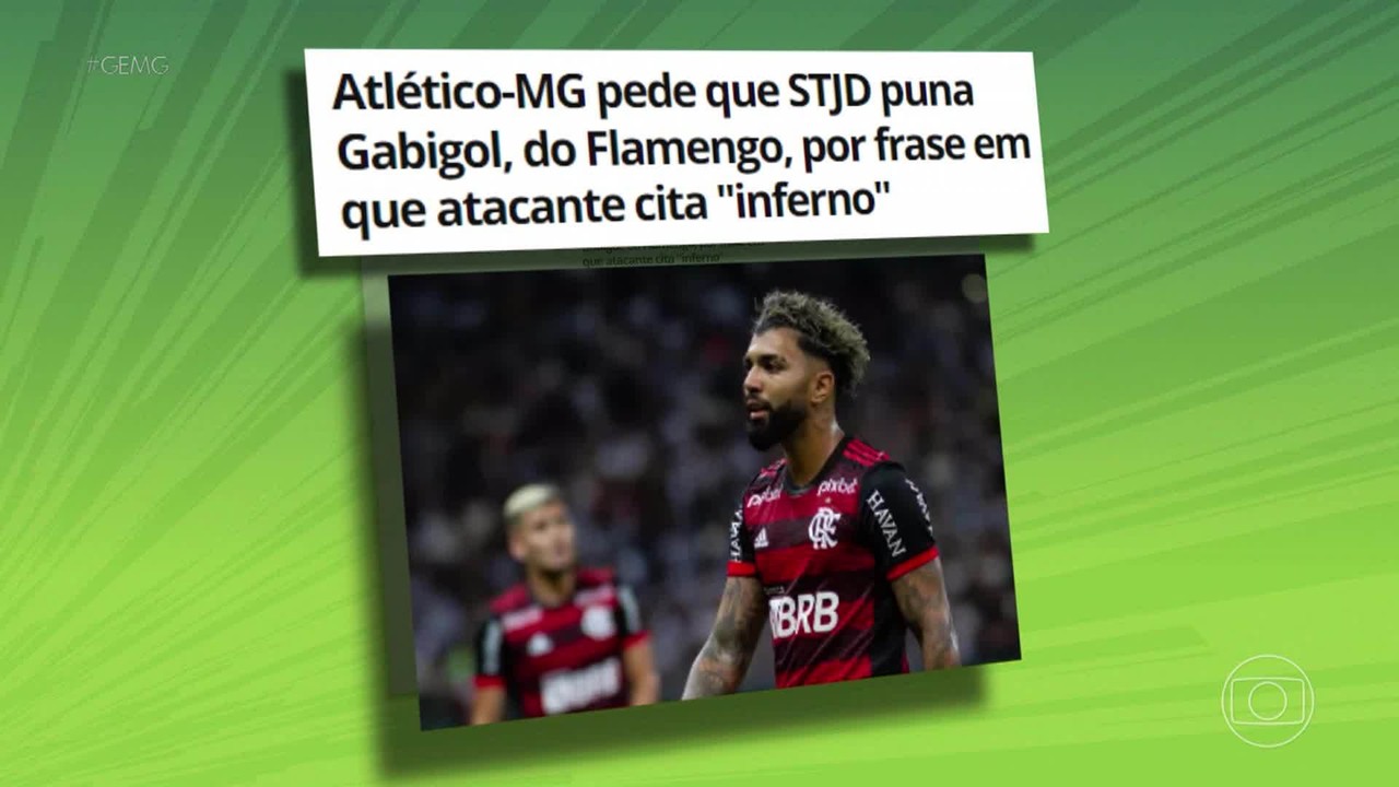 Atlético denuncia Gabigol no STJD por incitação à violência