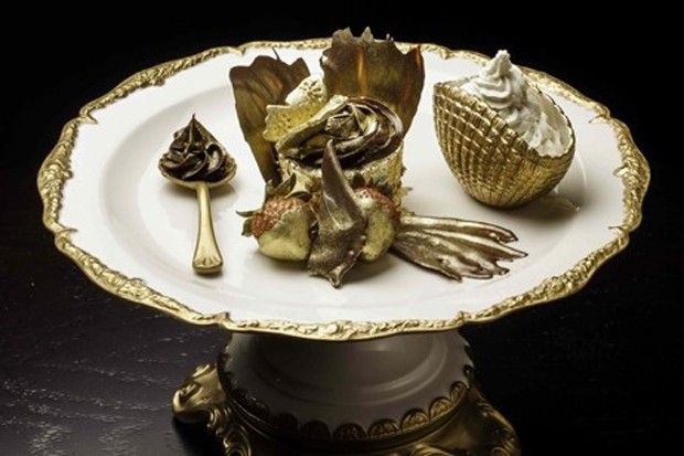 Cupcake de ouro (Foto: Reprodução)