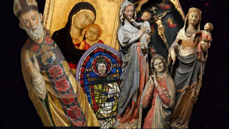 BBC Arte da Idade Média utilizando cores fortes (Foto: ALAMY via BBC)