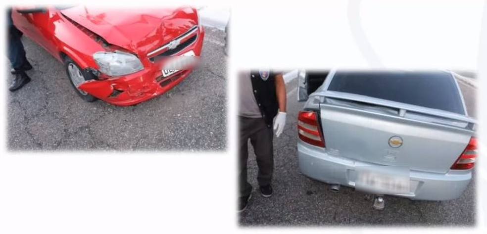 Acidente na Orla de Atalaia; airbag do Celta vitimou condutor — Foto: SSP/SE/Divulgação