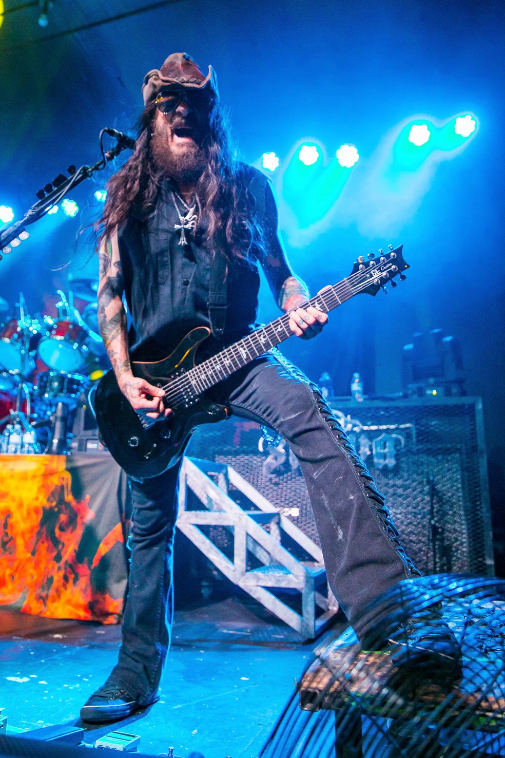 Wayne Swinny, fundador e guitarrista da banda Saliva &mdash; Foto: Getty Images