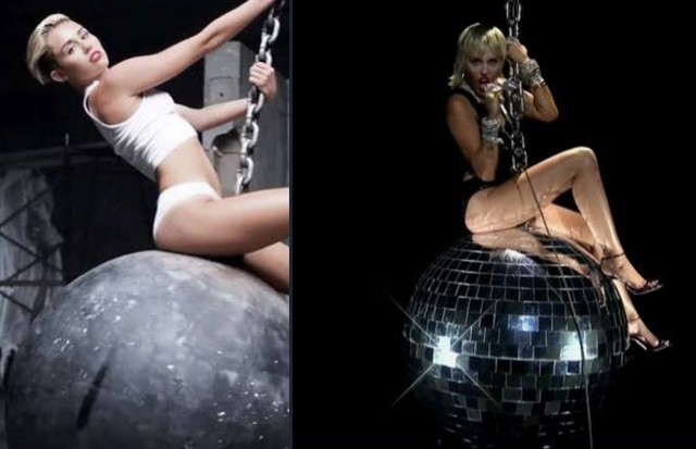 Miley Cyrus relembra momento icônico da carreira (Foto: Reprodução/Instagram)