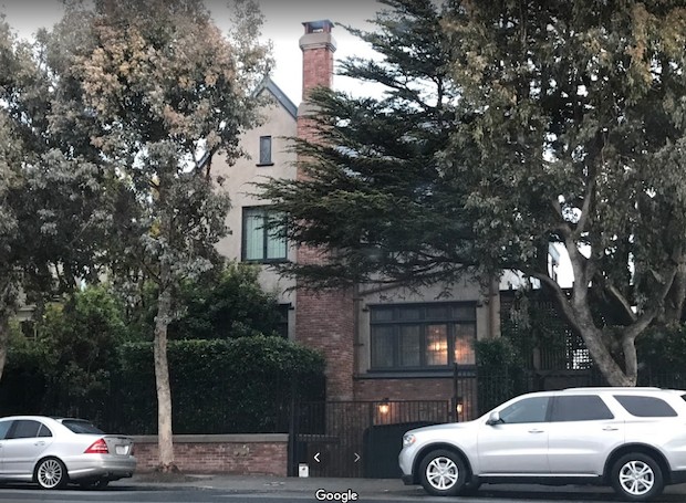 O fundador do Facebook teria comprou a casa em São Francisco em 2012 por R$ 53 milhões (Foto: Google Maps / Reprodução)