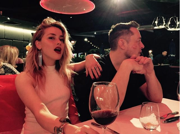 Amber Heard e Elon Musk (Foto: Reprodução/Instagram)