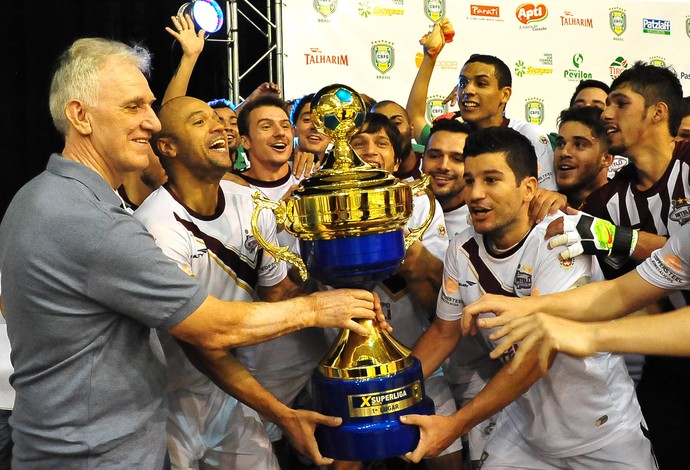 Orlândia campeão Superliga de Futsal 2015 (Foto: Ricardo Artifon/CBFS)