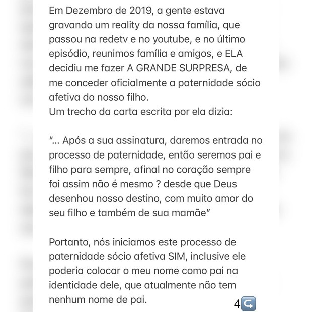 Amaury Nunes publica carta aberta sobre polêmica com Karina Bacchi (Foto: Reprodução / Instagram)