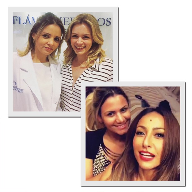 Alcione Medeiros e Bianca Casttanho; Flavia Medeiros e Sabrina Sato (Foto: Instagram/Reprodução)