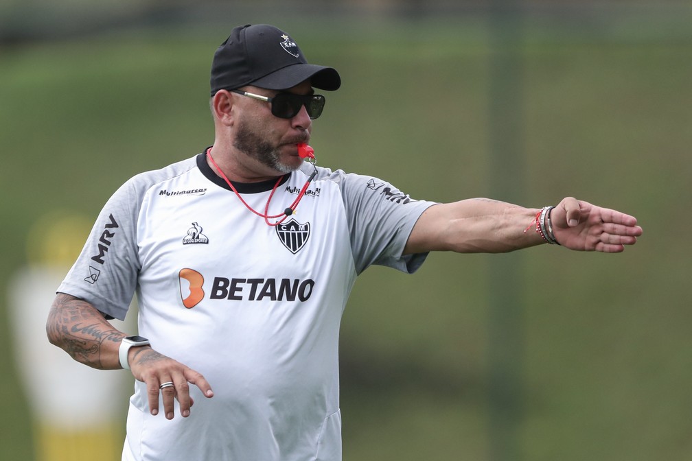 Antonio Turco Mohamed, técnico do Atlético-MG — Foto: Pedro Souza/Atlético-MG 