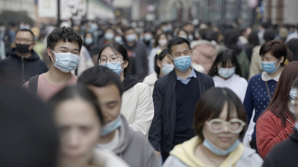 Vírus da COVID-19 teve sua primeira aparição na China, em 2019. — Foto: Divulgação