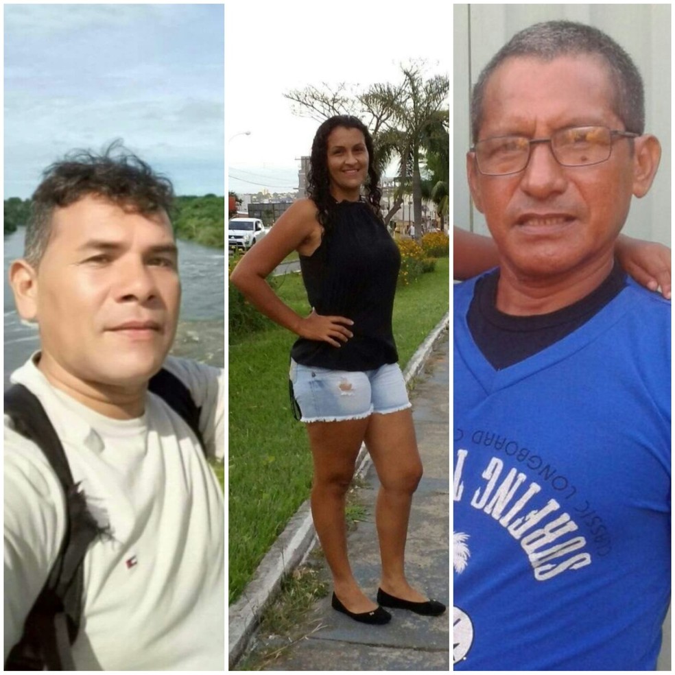 Flávio de Lima de Souza, Marinalva Silva de Souza e Jairo Feitosa estão sumidos desde semana passada (Foto: Arquivo Pessoal/Arte)