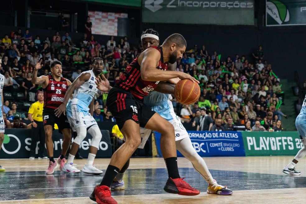 Flamengo bateu o Bauru Basket no jogo 2 das quartas do NBB 2022/23 &mdash; Foto: Fernando Vieira S&aacute;/Bauru Basket