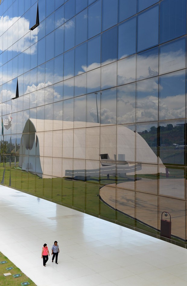 Cidade Administrativa Presidente Tancredo Neves, outro projeto de Niemeyer (Foto: Getty Images)
