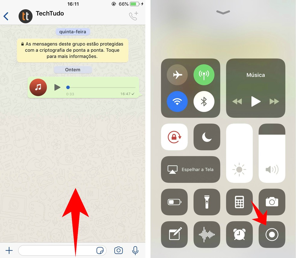 Como colocar print com áudio no Status do WhatsApp Redes sociais