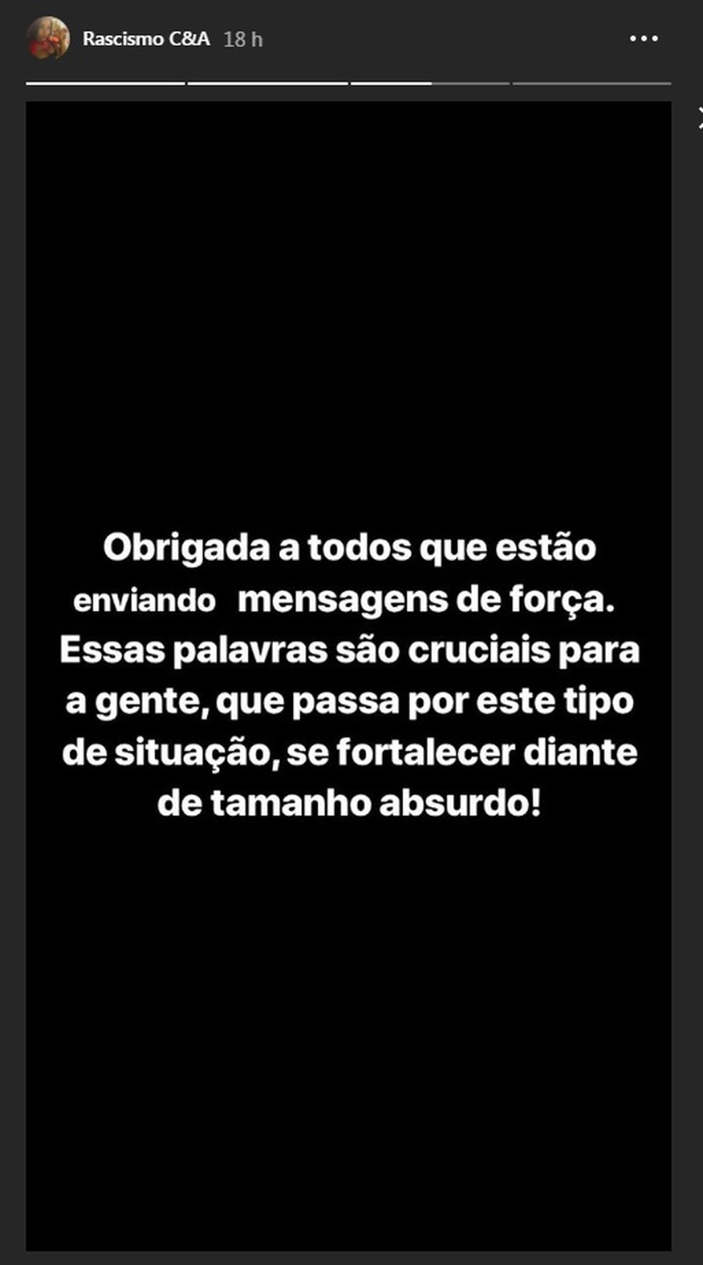 VitÃ³ria Meirelles, filha de Ivo Meirelles, relata caso de racismo em loja da C&A (Foto: ReproduÃ§Ã£o/Instagram)