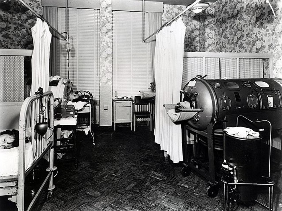 Imagem de uma das alas existentes naquela época nos hospitais — Foto: The U.S. Food and Drug Administration - WikimediaCommons