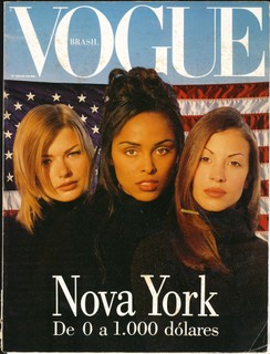 Setembro 1993: Jennie Hayman, Lana Ogilvie e Jennoe Pickens, Fotogradas por Fabio Corrêa