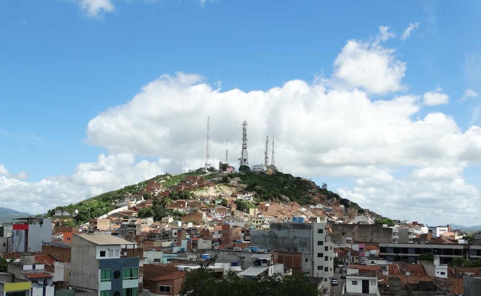 Monte do Bom Jesus, em Caruaru, Pernambuco (Foto: CecÃ­lia Morais/ G1)